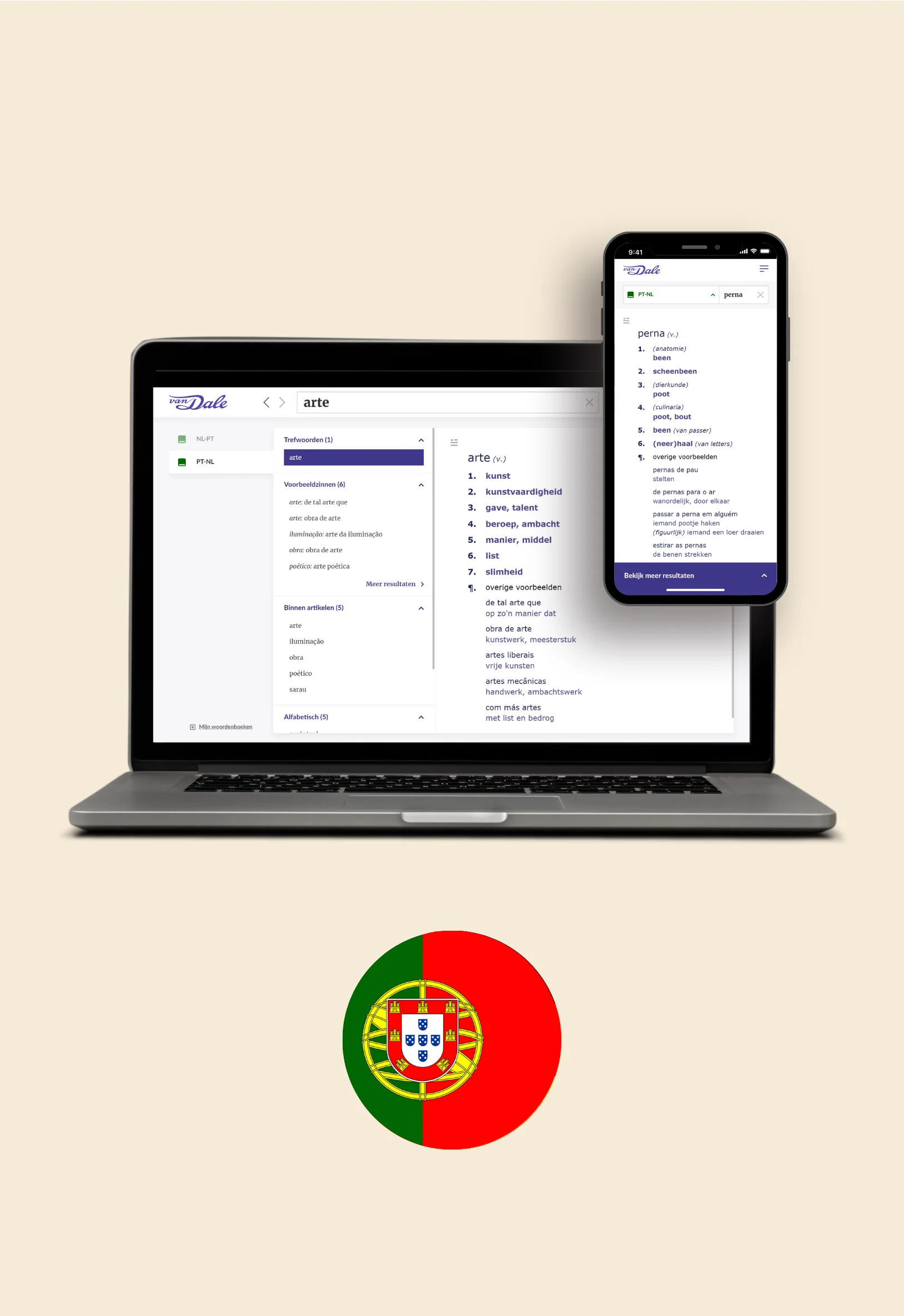 Van Dale Online professioneel Portugees - maandabonnement